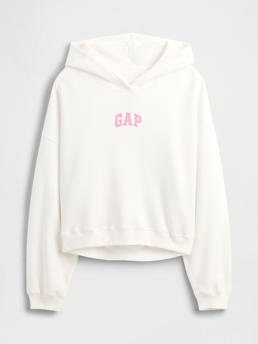 Image number 5 showing, Relaxed Gap Mini-Logo Cropped Hoodie