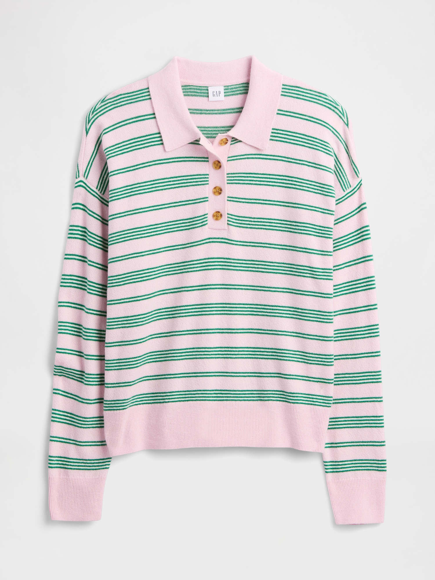 CashSoft Relaxed Sweater Polo Shirt | Gap Factory