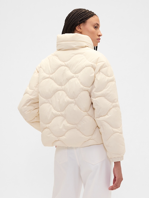 Image number 2 showing, Relaxed Quilted Nylon Jacket