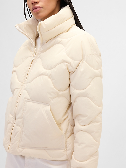 Image number 4 showing, Relaxed Quilted Nylon Jacket