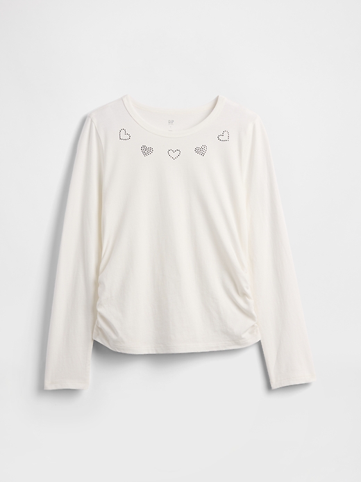 Image number 1 showing, Kids Ruched Graphic T-Shirt