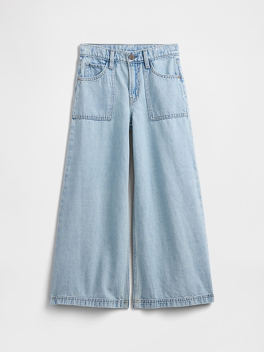 Image number 1 showing, Kids Mid Rise Baggy Utility Jeans