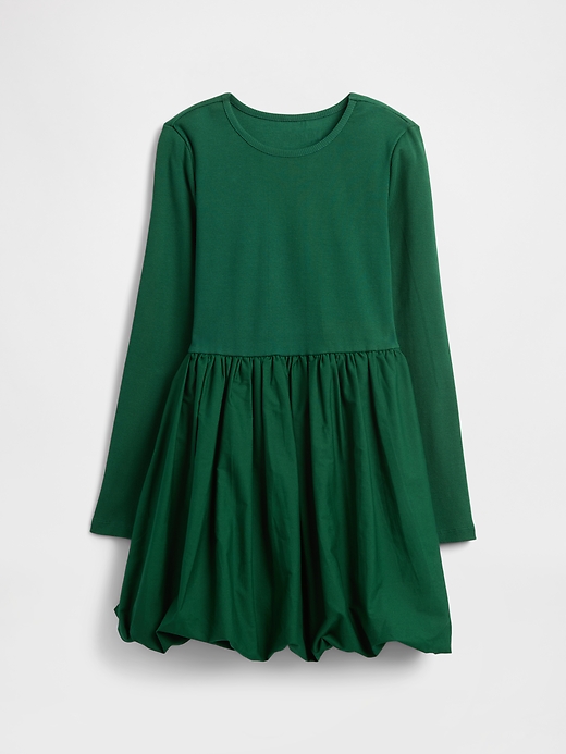 Image number 1 showing, Kids Puff Sleeve Bubble Dress