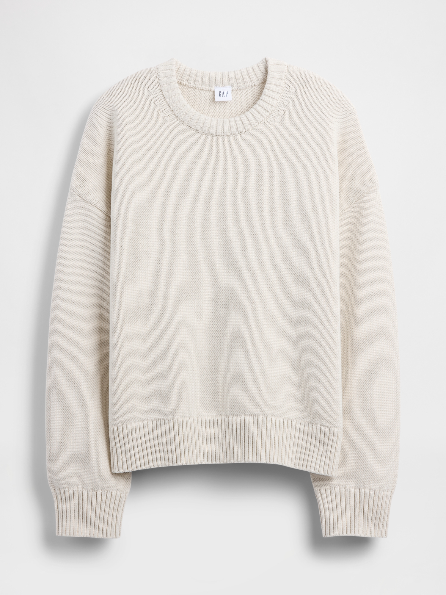 Relaxed Cotton Crewneck Sweater | Gap Factory