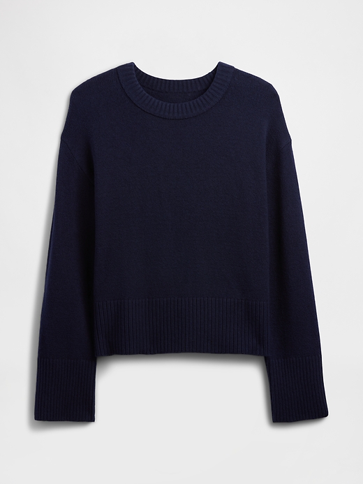 Image number 5 showing, CashSoft Relaxed Crewneck Sweater