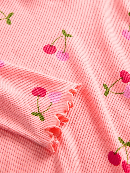 L'image numéro 3 présente T-shirt à imprimé côtelé babyGap