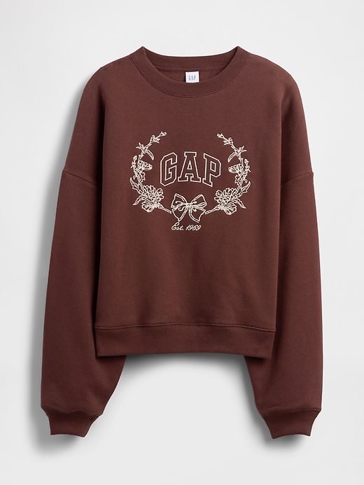 Image number 5 showing, Oversized Wedge Gap Logo Sweatshirt