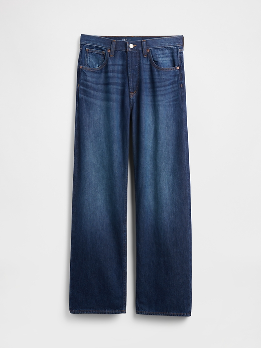 Image number 7 showing, Low Slung Relaxed Straight Jeans