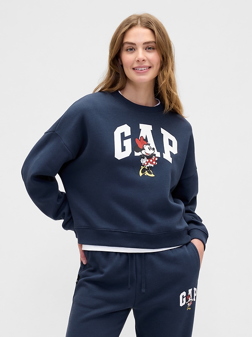 Image number 1 showing, Gap × Disney Minnie Mouse Relaxed Logo Sweatshirt