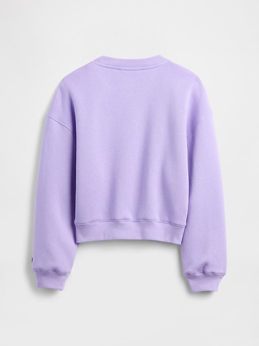 L'image numéro 2 présente Chandail en coton ouaté surdimensionné à imprimé Lilo et Stitch GapKids × Disney