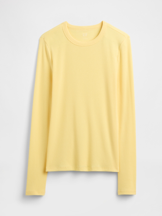 Image number 5 showing, Essential Ribbed Crewneck T-Shirt