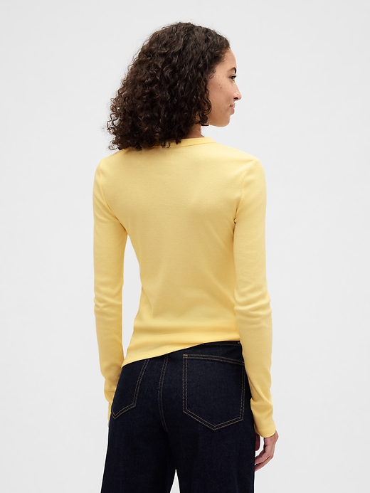 Image number 2 showing, Essential Ribbed Crewneck T-Shirt