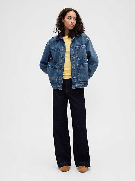 Image number 3 showing, Essential Ribbed Crewneck T-Shirt