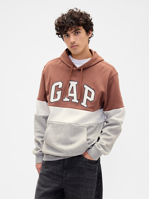 Image number 1 showing, Relaxed Gap Logo Colorblock Hoodie