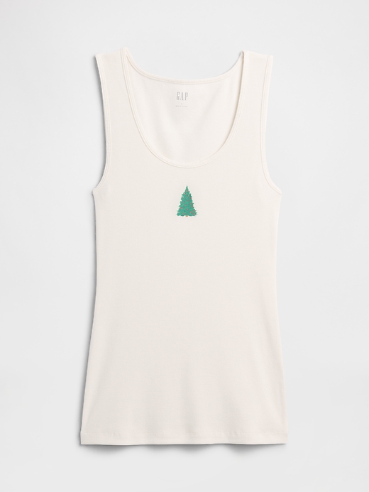 Image number 5 showing, Gap Logo Ribbed Tank Top