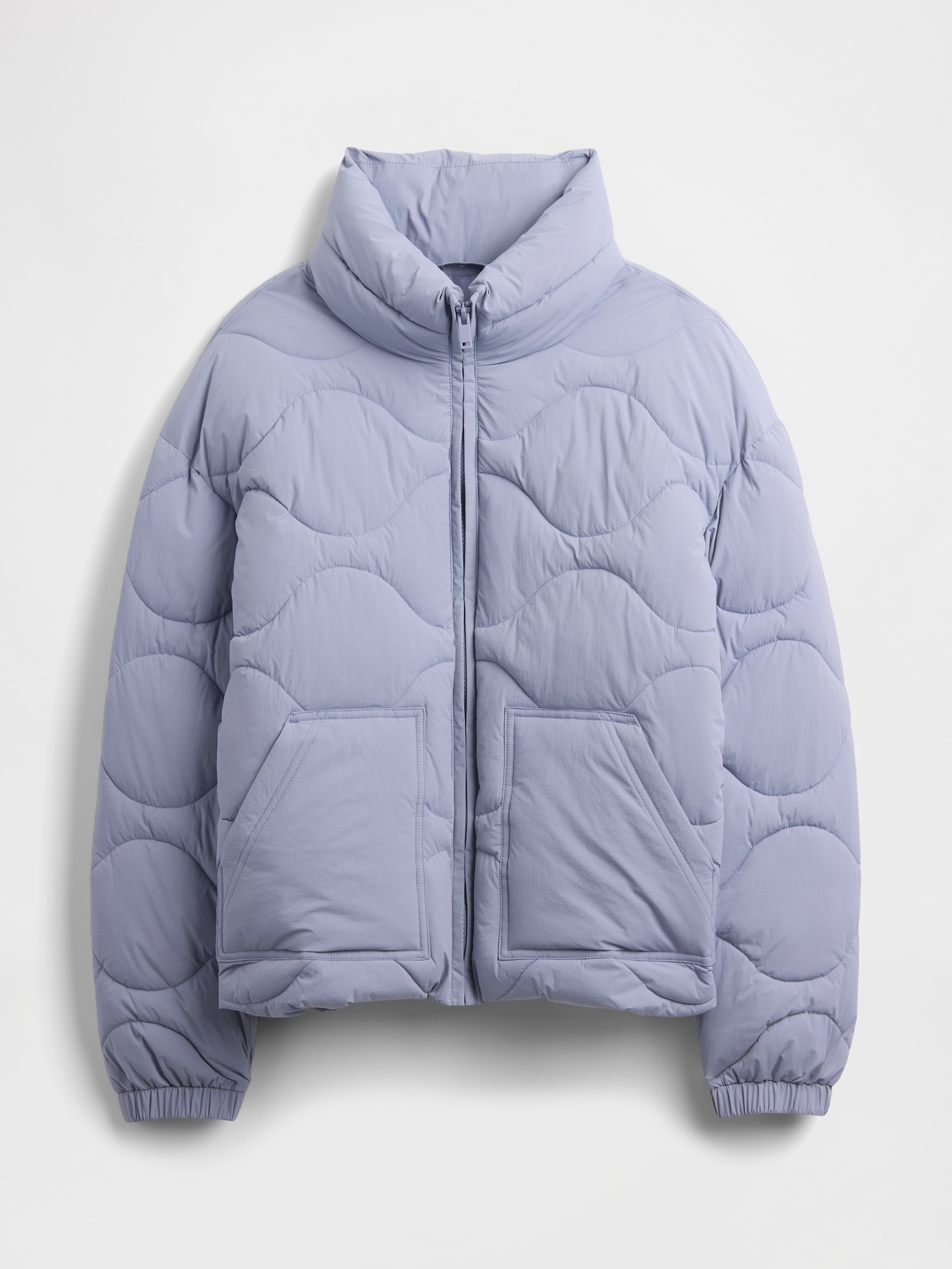 Relaxed Quilted Nylon Jacket | Gap Factory