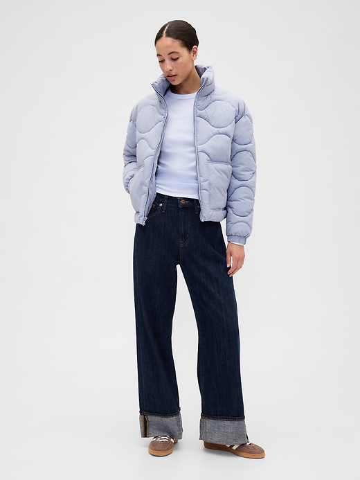Image number 3 showing, Relaxed Quilted Nylon Jacket
