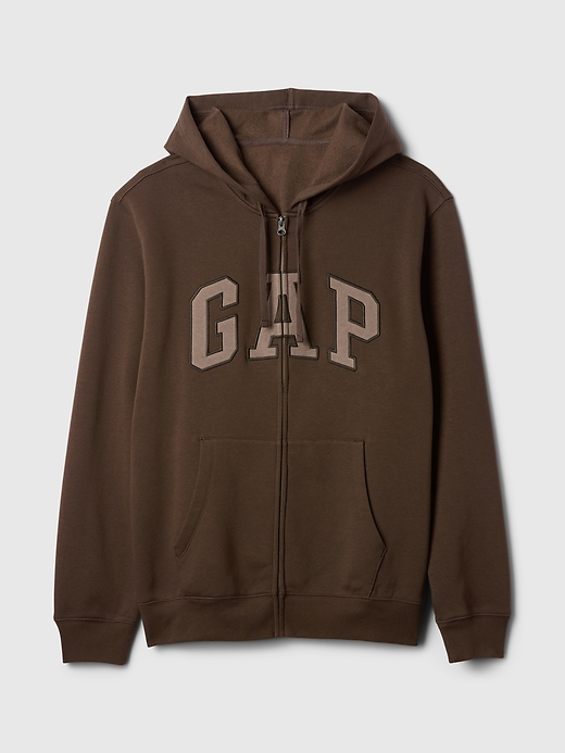 Relaxed Gap Logo Zip Hoodie | Gap Factory