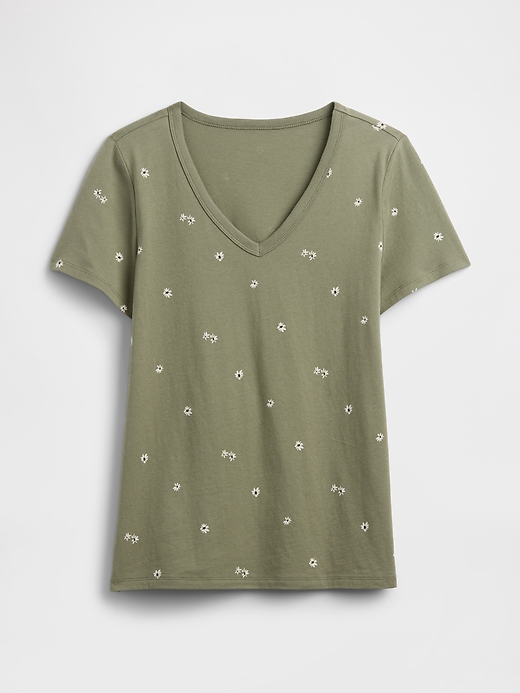 Image number 5 showing, Favorite Print V-Neck T-Shirt