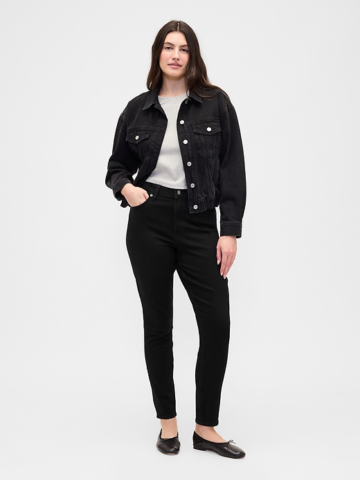 Image number 5 showing, High Rise Universal Skinny Jeans