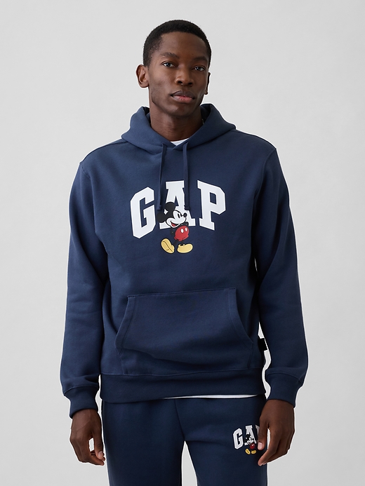 Image number 1 showing, Disney × Mickey Mouse Relaxed Logo Hoodie