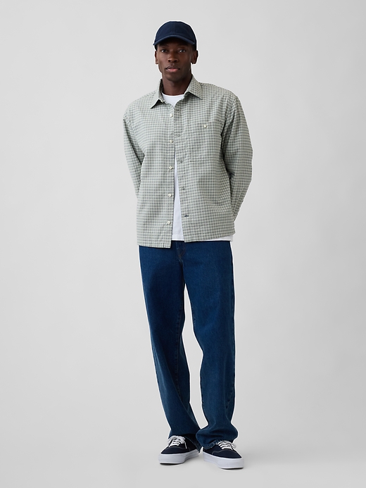 Image number 3 showing, Oxford Shirt in Boxy Fit