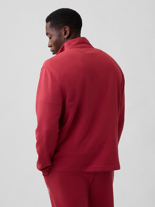 Image number 2 showing, Relaxed Gap Graphic Quarter-Zip Sweatshirt