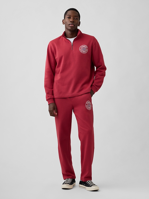 Image number 1 showing, Gap Graphic Straight-Leg Sweatpants
