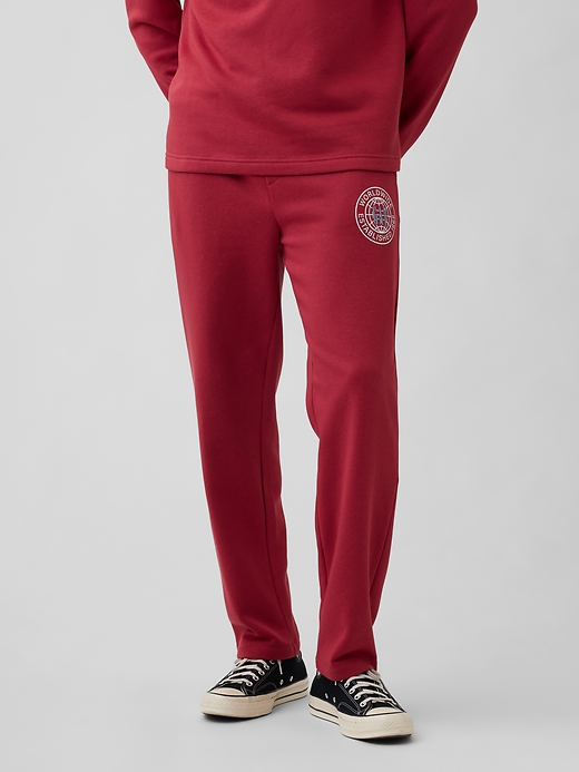 Image number 3 showing, Gap Graphic Straight-Leg Sweatpants