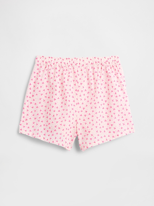Image number 2 showing, Kids Pull-On Poplin PJ Shorts
