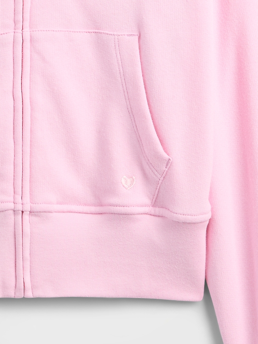 Image number 3 showing, Kids Relaxed Wedge Zip Hoodie