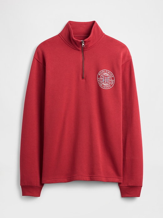 Image number 4 showing, Relaxed Gap Graphic Quarter-Zip Sweatshirt