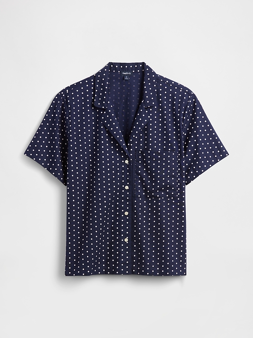 Image number 4 showing, Poplin PJ Shirt