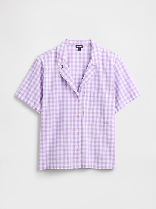 Image number 4 showing, Poplin PJ Shirt