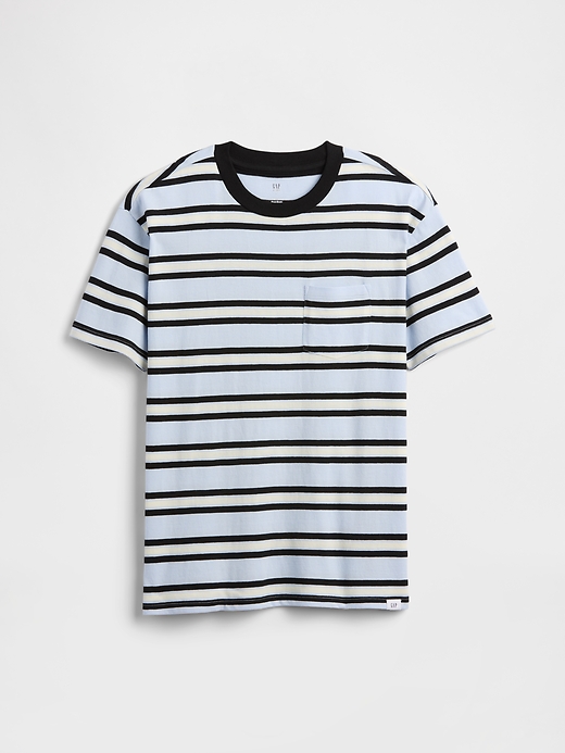 Image number 1 showing, Kids Everyday Soft Stripe Pocket T-Shirt