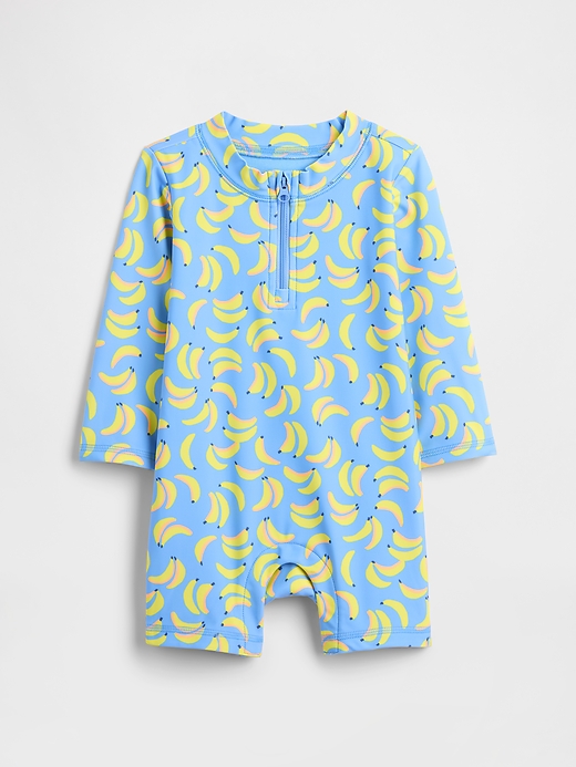 Image number 1 showing, Baby One-Piece Rash Guard
