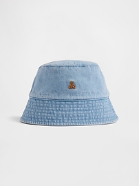 Baby Brannan Bear Denim Bucket Hat | Gap Factory