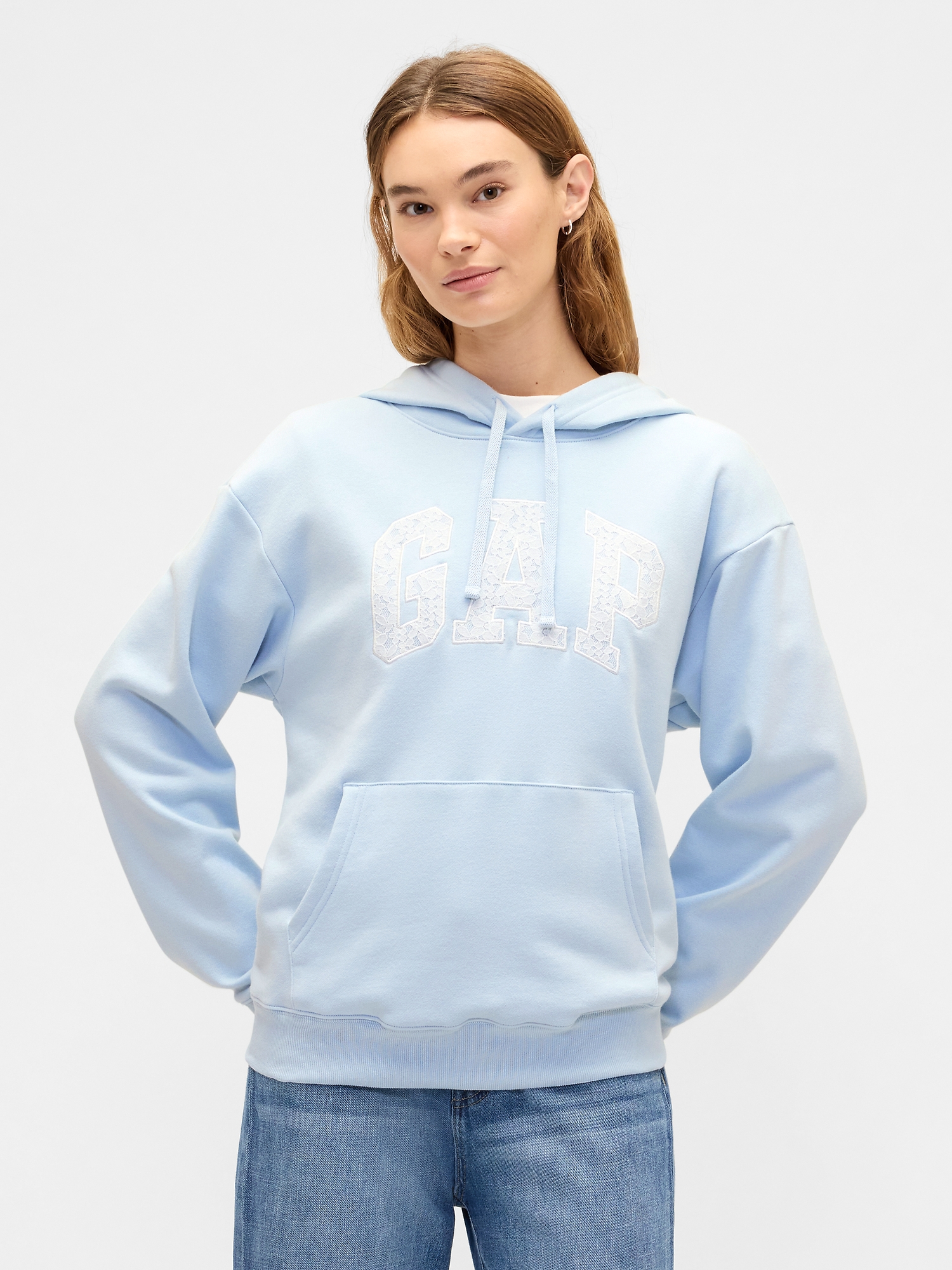 Relaxed Gap Logo Hoodie | Gap Factory