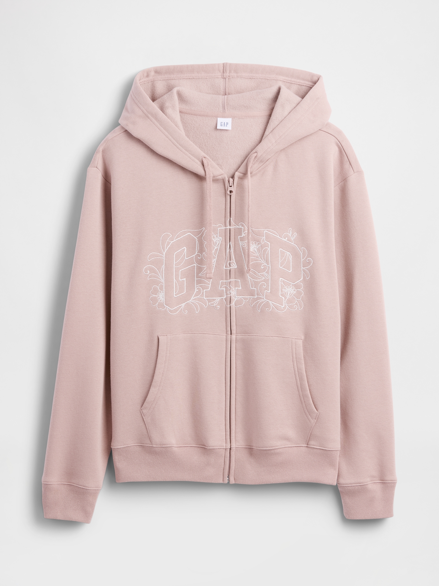 Gap ジップパーカー　y2k dinoworks Relaxed Gap Logo Zip Hoodie | Gap Factory