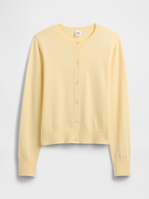 L'image numéro 1 présente Cardigan ras du cou pour Enfant