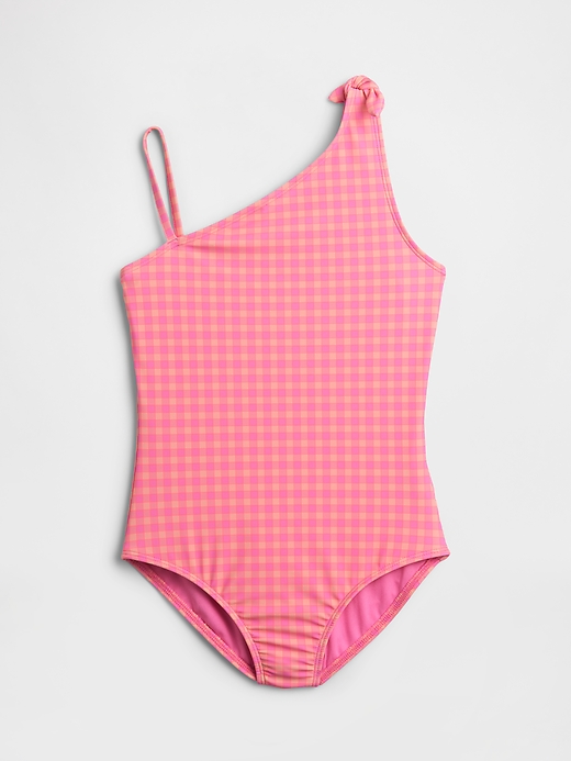 Image number 1 showing, Kids Swim Asymmetrical One-Piece