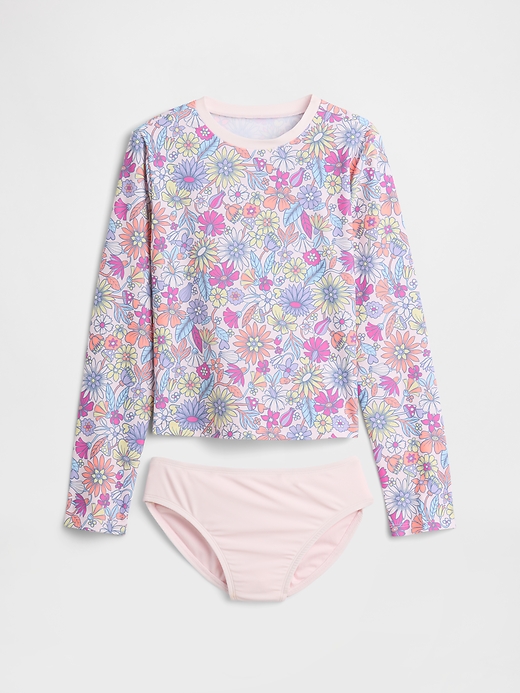 L'image numéro 1 présente Maillot de bain 2 pièces anti-UV court pour Enfant