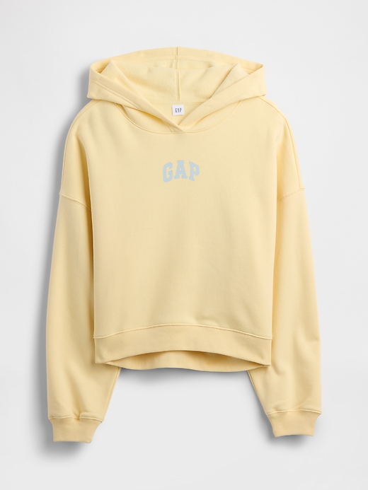 Image number 5 showing, Relaxed Gap Mini-Logo Cropped Hoodie