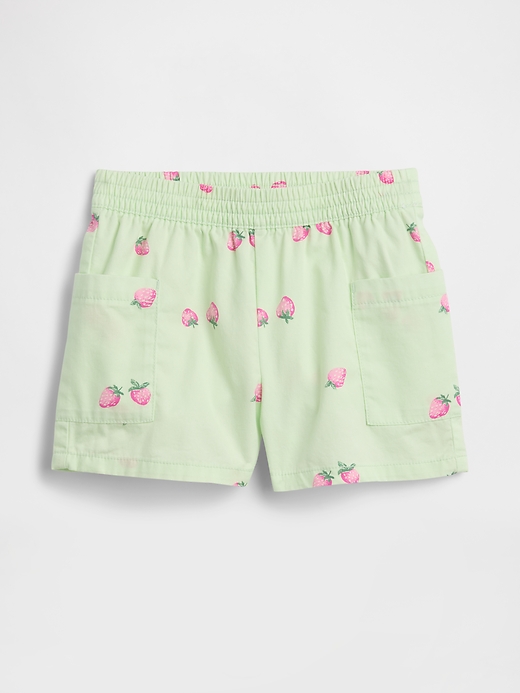 Image number 1 showing, babyGap Pull-On Linen-Blend Shorts