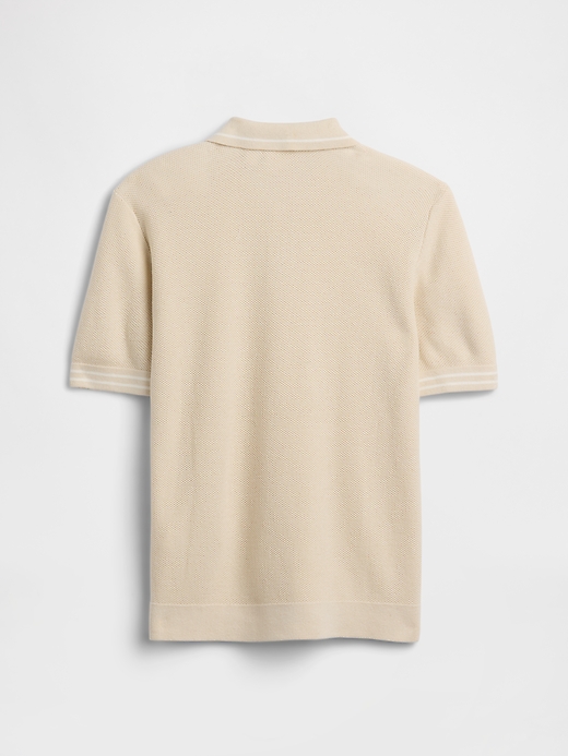 Image number 2 showing, Kids Relaxed Sweater Polo Shirt