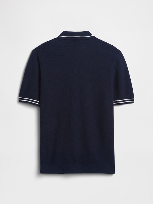 Image number 2 showing, Kids Relaxed Sweater Polo Shirt