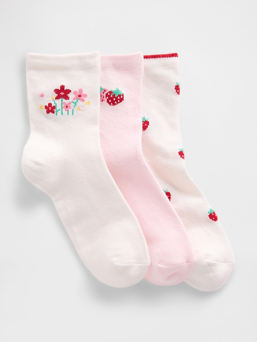 Image number 1 showing, Kids Crew Socks (3-Pack)