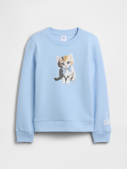 Image number 1 showing, Kids Wedge Crewneck Sweatshirt