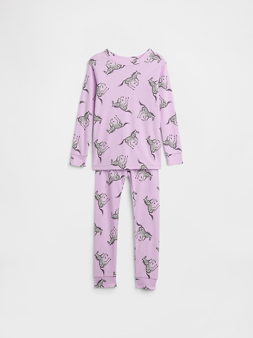 Image number 1 showing, babyGap 100% Organic Cotton Zebra PJ Set