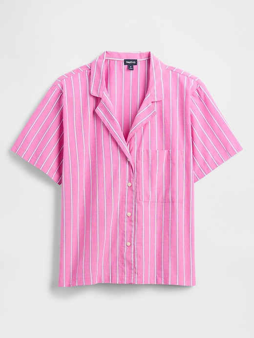 Image number 4 showing, Poplin PJ Shirt
